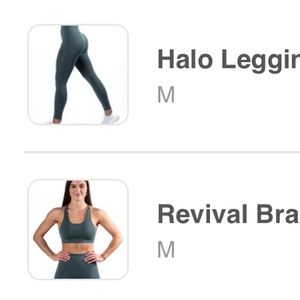 alphalete revival bra & Leggings